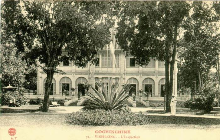 La ville de Vinh Long en 1960